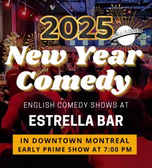 Montreal New Year Comedy Shows - Montreal Comedy Club